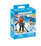 PLAYMOBIL Wanderer mit Bernhardiner 71741 Spiel