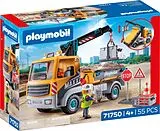 PLAYMOBIL Baustellen-LKW mit Kran 71750 Spiel