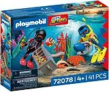 PLAYMOBIL Polizeitaucher mit Schatz 72078 Spiel