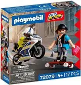 PLAYMOBIL Verfolgungsjagd mit Motorrad 72079 Spiel