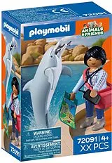 PLAYMOBIL Zoo: Delfin und Besucherin 72091 Spiel