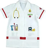 Kinder-Arztkittel klein Spiel