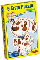 6 Erste Puzzles, Haustiere (Kinderpuzzle) Spiel
