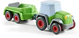 HABA Kullerbü Traktor mit Anhänger Spiel