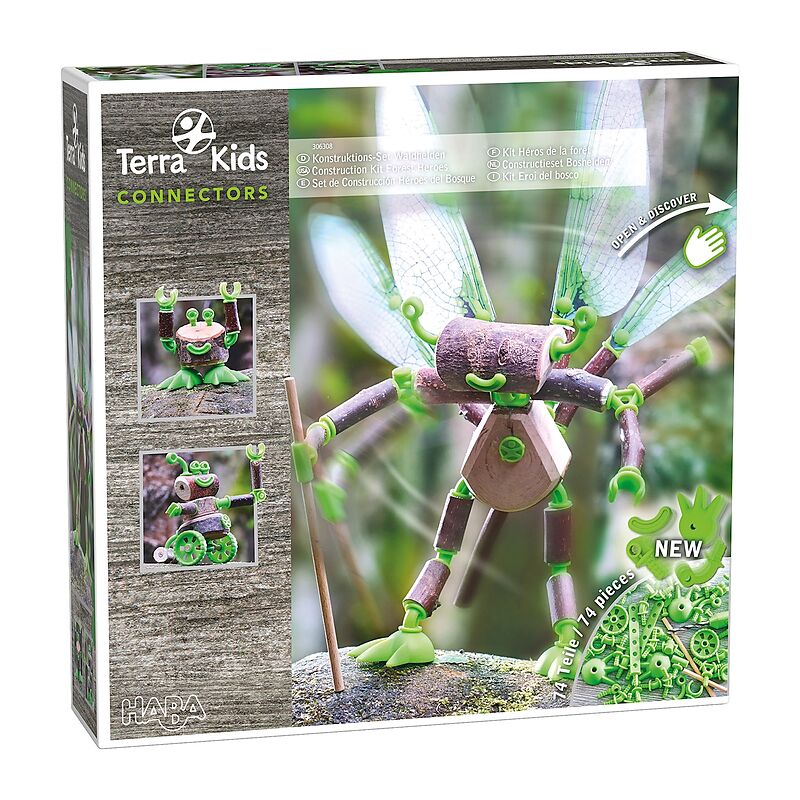 Terra Kids Connectors - Konstruktions-Set Waldhelden