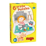 6 erste Puzzles Haustiere Spiel
