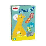 6 erste Puzzles Tierfamilie Spiel