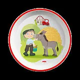 HABA 2012441002 - Teller Bauernhof, Melamin, 17,5 cm Spiel