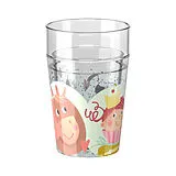 Glitzerbecher, Prinzessin & Pferd Motiv 2 Spiel