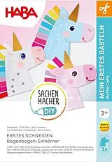 Bastelset - Erstes Schneiden Regenbogen-Einhörner Spiel