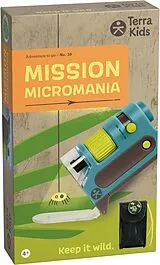HABA 2013655001 - Terra Kids, Mission Micromania, Pocket-Mikroskop, Mini-Mikroskop für Kinder inkl. Tasche, Adventure to go/No.10 Spiel