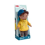 HABA 2014438001 - Puppe Bruno, Stoffpuppe, ca. 30 cm Spiel