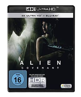Alien: Covenant - 2 Disc Bluray Blu-ray UHD 4K + Blu-ray