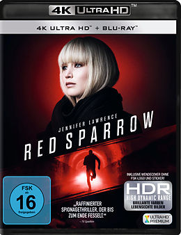 Red Sparrow Blu-ray UHD 4K + Blu-ray
