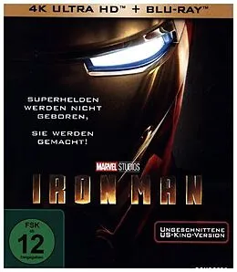Iron Man Blu-ray UHD 4K + Blu-ray