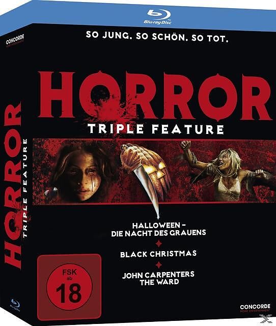 Horror Triple Feature (Halloween - Die Nacht des Grauens / Halloween 1 / Halloween I / Black Christmas - Stille Nacht, Tödliche Nacht / John Carpenters The Ward)