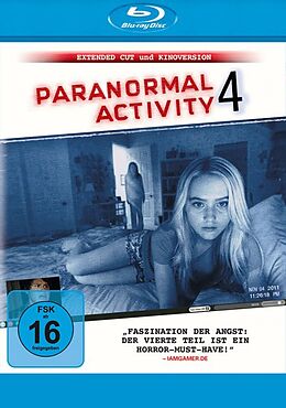 Paranormal Activity 4 - BR Extended Cut Blu-ray