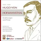 Audio CD (CD/SACD) Hofmannsthal: Erzählungen und Prosa von