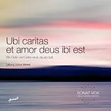 Sonat Vox CD Ubi Caritas Et Amor Deus Ibi Est