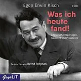 Audio CD (CD/SACD) Was ich heute fand! von 