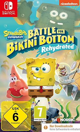 Spongebob: Battle for Bikini Bottom-Rehydrated [NSW] [Code in a Box] (D) als Nintendo Switch-Spiel