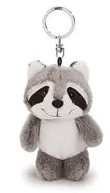 NICI 47869 - Schlüsselanhänger Waschbär Rod, Plüsch, 10 cm Spiel