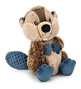 NICI 62267 - Biber Harry Woodsnacker, Plüsch, Schlenker, 20 cm, GREEN Spiel