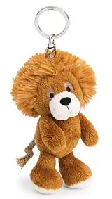 NICI 62730 - Wild Friends, Löwe King Kimari, Schlüsselanhänger, 10 cm, GREEN Spiel