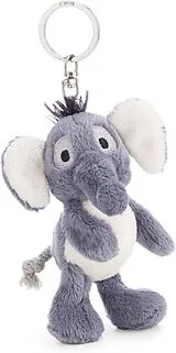 NICI 62732 - Wild Friends, Elefant El-Flora, Schlüsselanhänger, 10 cm, GREEN Spiel