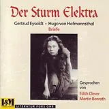 Audio CD (CD/SACD) Der Sturm Elektra, Briefe, 1 Audio-CD von Gertrud Eysoldt, Hugo von Hofmannsthal
