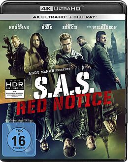 SAS:Red Notice Blu-ray UHD 4K + Blu-ray