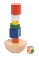 Balancierturm im Baumwollbeutel Spiel