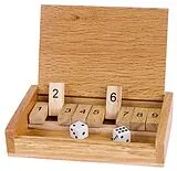 Würfelspiel Shut the box (Kinderspiel) Spiel