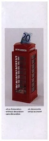 Spardose im Telefonzellendesign Spiel