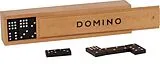 Dominospiel im Holzkasten Spiel
