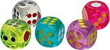 Goki 16040 - Flummy Würfel, 3,9 cm, sortiert, 1 Stück Spiel