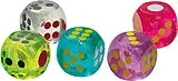 Goki 16040 - Flummy Würfel, 3,9 cm, sortiert, 1 Stück Spiel