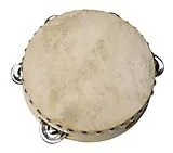 Tamburin mit 5 Schellen Spiel