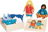 Biegepuppen Fynja & Fabio, Klamottenkiste, 6 Outfits Spiel
