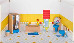 Goki 51903 - Puppenmöbel Badezimmer Spiel
