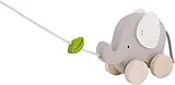 Ziehtier Elefant mit Blatt Spiel