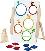 Zielwurfspiel für Klein und Groß, beidseitig bespielbar Spiel