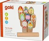 Wikingerspiel Tier Kubb, im Baumwollbeutel Spiel