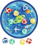 Spiel (Non) Klett-Dartscheibe Weltall von