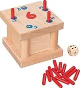 Steckspiel Die verflixte 6 (Kinderspiel) Spiel