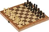 Schachspiel in Holzklappkassette Spiel
