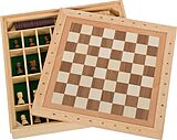 Spiele-Set Schach, Dame und Mühle Spiel