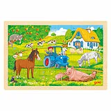 Einlegepuzzle Bauernhof Spiel