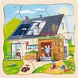 Schichtenpuzzle Wir bauen ein Haus Spiel