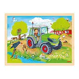 Einlegepuzzle Traktor Spiel